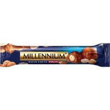 Шоколад «Міленіум Золотий Горіх» молочний з цілим горіхом 40 г, ТМ Міленіум