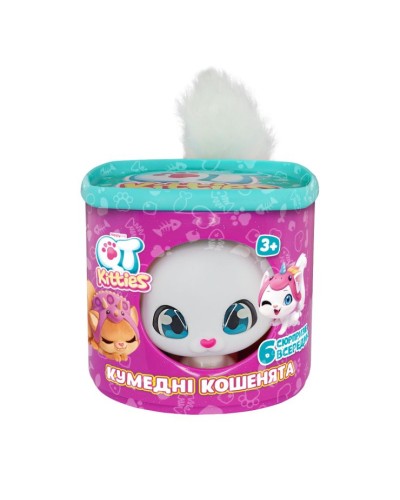 Ігровий набір QT KITTIES «Кицька Розі»: фігурка 3х6х7 см, будиночок, аксесуари, у коробці 10х10х10 см