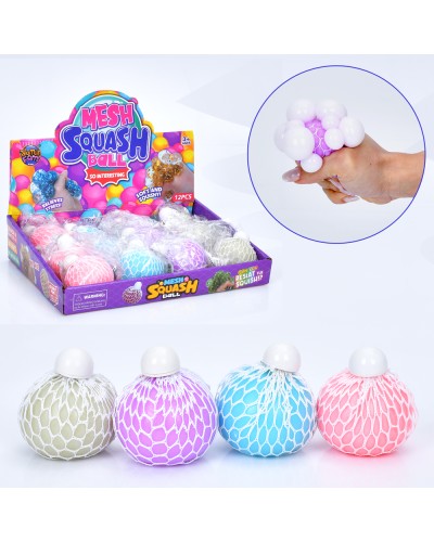 Антистрес «Виноград» 6 см, в асортименті, у пакеті по 12 шт у дисплеї 30,5х7х22,5 см