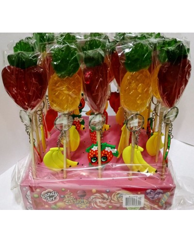Льодяник «Фрукти» з брелком