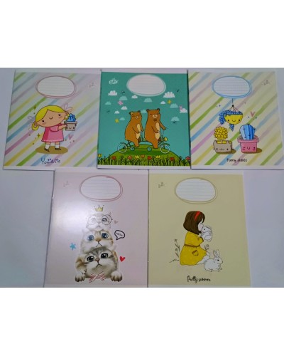 Зошит на 12 аркушів у клітинку «Маленькі історії» №2536, ТМ Brisk