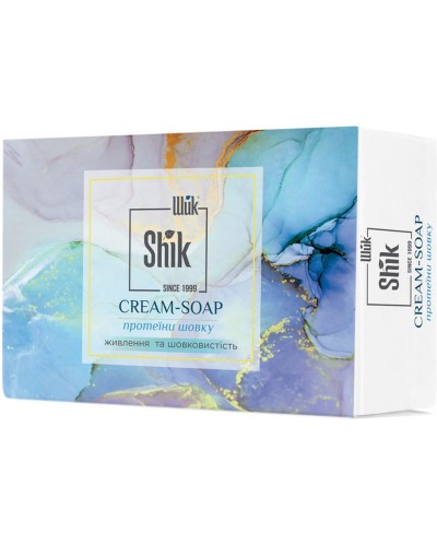 Крем-мило «Протеїни шовку» тверде 100 г, ТМ Шик