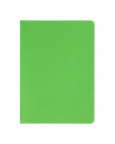 Блокнот «NEON» А5 на 80 аркушів у клітинку зтвердою ламінованою обклдаинкою, ТМ Buromax