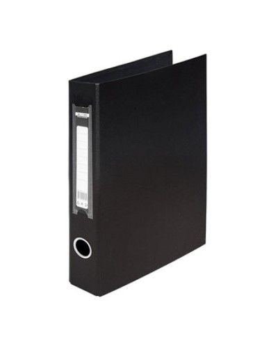 Папка-реєстратор А4 двостороння на 2 кільця збірна 40 мм, PP, чорна, ТМ Buromax