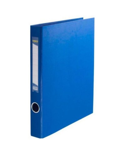 Папка-реєстратор А4 двостороння на 2 кільця збірна 40 мм PP, синя, ТМ Buromax