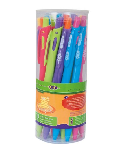 Ручка кулькова автоматична 0.7 мм синя, TM ZiBi