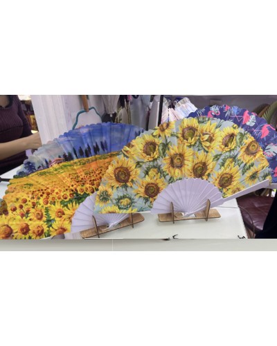 Віяло «Соняшники» 22,5 см, в асортименті