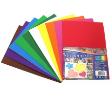 Фоаміран A4 1,7 мм на 10 кольорів, ТМ J.Otten