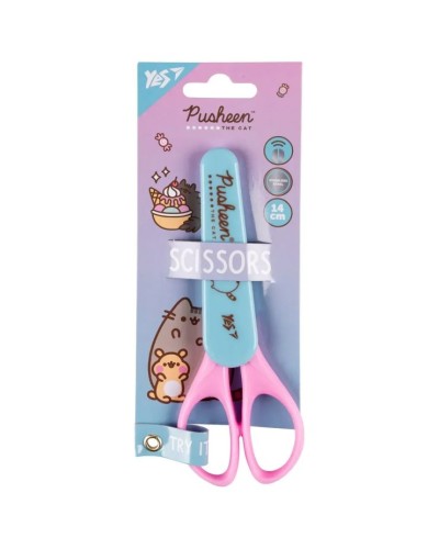 Ножиці «Pusheen» 14 см у футлярі, ТМ Yes