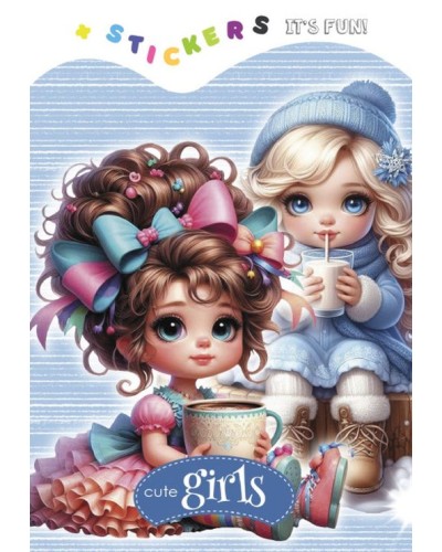 Розмальовка на 8 аркушів на скобі 13,5х19 см, ТМ Мандарин