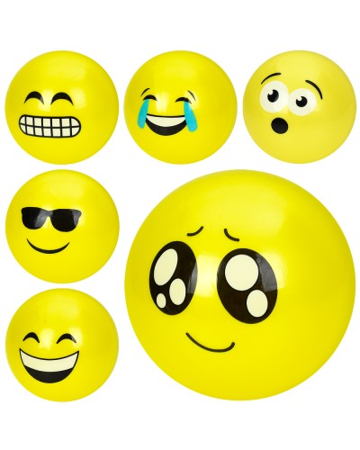 М'яч дитячий «Смайлик» вагою 57-60 г, в асортименті