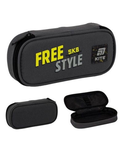 Пенал «Free Style» 8,5х21х4,5 см, ТМ Kite