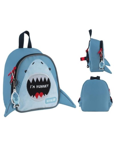 Рюкзак «Hungry Shark» 20х9х22 см, ТМ Kite Kids