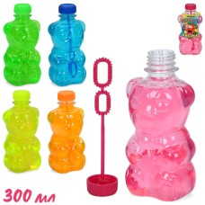 Мильні бульбашки «Ведмедик» 300 мл ароматизовані, в асортименті