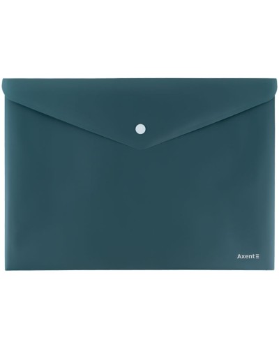 Папка на кнопці «Earth colors» А4 зелена, ТМ Axent