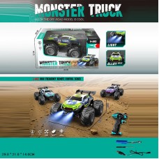 Машина «Джип» 27 см р/к на акумуляторі металева із світлом і звуком, в асортименті, у коробці 29х21х14 см