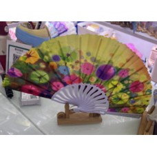 Віяло «Квіти» 23 см, в асортименті, у пакеті