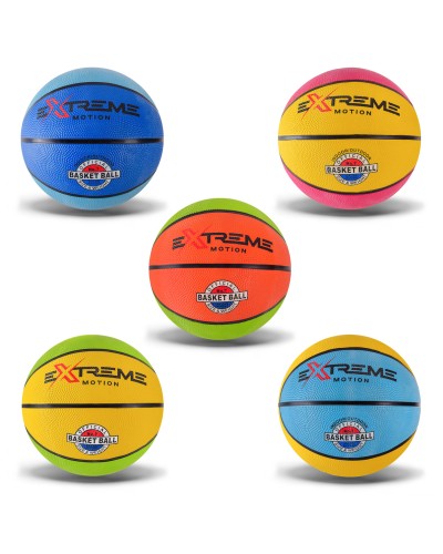 М'яч баскетбольний «Extreme Motion» №7 вагою 520 г, в асортименті