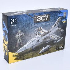 Конструктор « F16 & Storm Shadow» на 777 деталй з фігуркою, у коробці 40х27х7,5 см