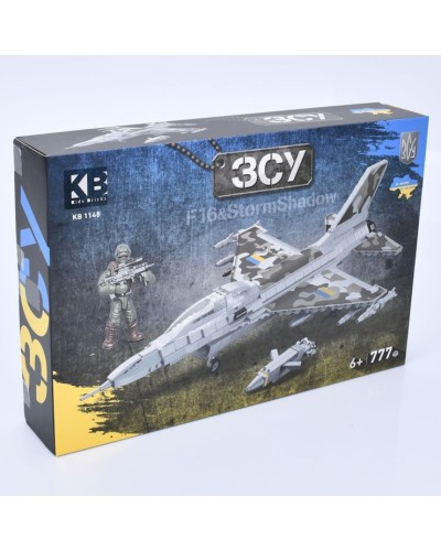 Конструктор « F16 & Storm Shadow» на 777 деталй з фігуркою, у коробці 40х27х7,5 см