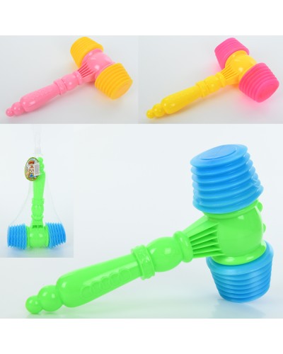 Молоточок 25 см зі звуком, в асортименті, у сітці 15,5x31x7 см