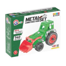 Конструктор металевий «Трактор» на 140 деталей, у коробці 17х13х4 см, ТМ Технок