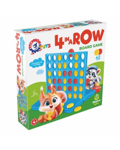 Настільна гра «Чотири в ряд», у коробці 25х24х4 см, ТМ Технок