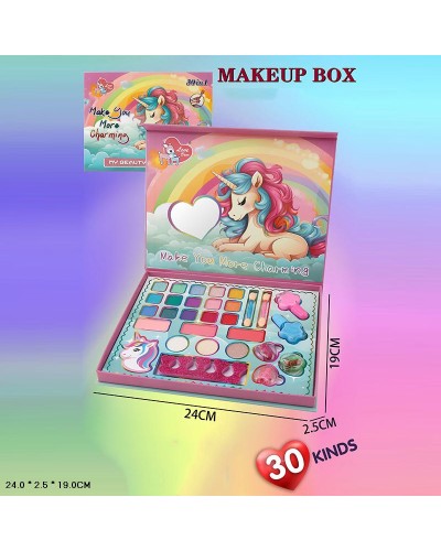 Дитяча косметика: палетка з пензликом, у коробці 24х2х19 см