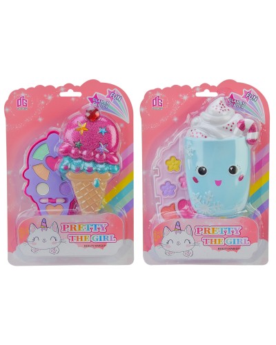 Дитяча косметика: тіні для повік, в асортименті, на планшеціі 21х27х2,5 см