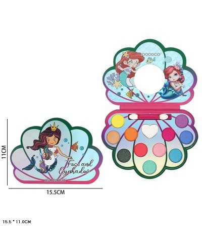 Дитяча косметика «Мушля»: палітра з пензликом, у коробці 11х15 см