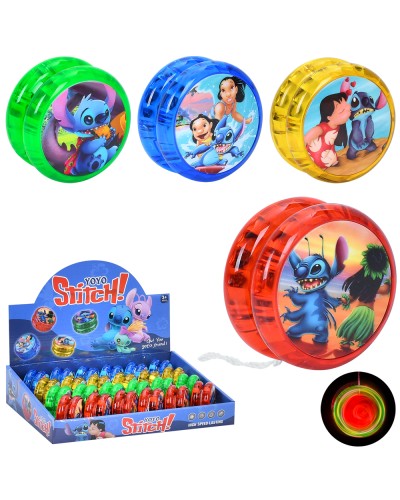 Йо-йо «LS» 5,5 см зі світлом, на батарейці, в асортименті, 24 шт у дисплеї 28,5х20х6 см