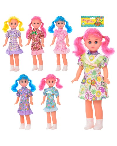 Лялька 40 см зі звуком, в асортименті, у пакеті 14х48х5 см