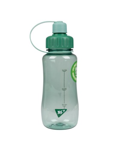Пляшка для води «Fusion» 600 мл зелена, ТМ Yes