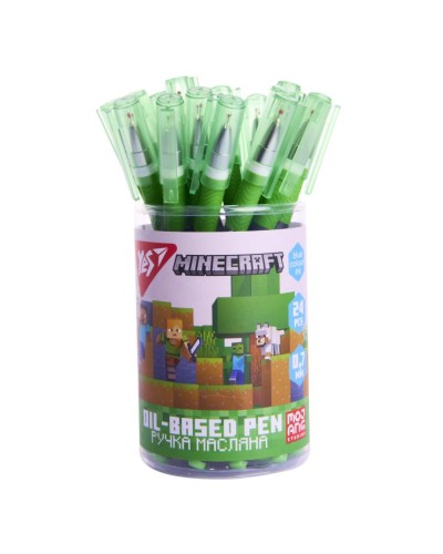 Ручка «Minecraft.Boom» кулькова синя 0,7 мм, ТМ Yes