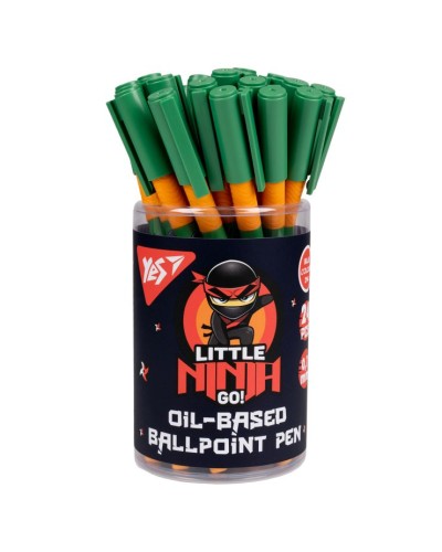 Ручка «Ninja» кулькова синя 0,7 мм, ТМ Yes