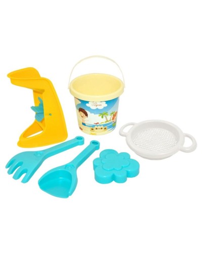Набір для піску «Літо» з 6 елементів, в асортименті, ТМ Тигрес