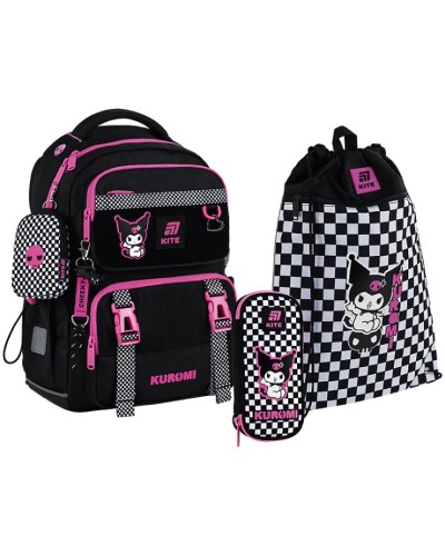 Набір шкільний «HK»: рюкзак 39х28х12,5 см + пенал 21х8,5х4,5 см + сумка для взуття 46х33 см, 1022, ТМ Kite