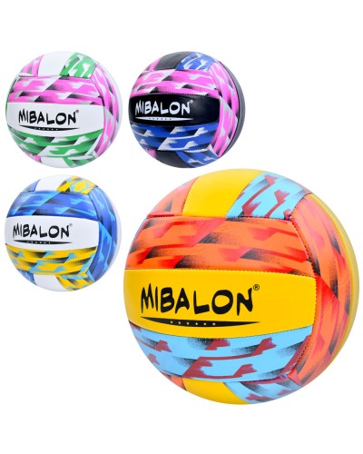 М'яч волейбольний офіційного розміру з ПВХ вагою 260-280 г, в асортименті, у пакеті
