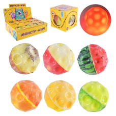 Пострибунчик «Graviti ball» 6 см зі світлом, в асортименті, 12 шт у дисплеї