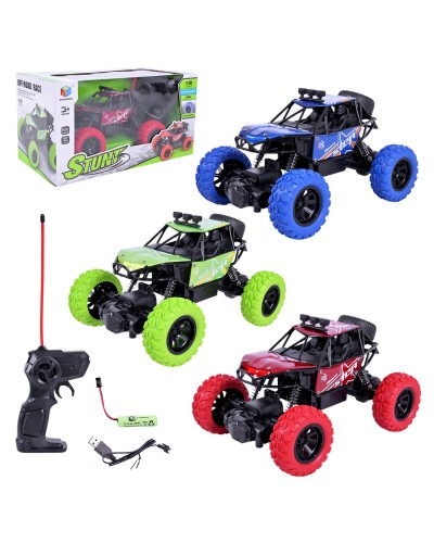 Машина 20 см р/к на акумуляторі, в асортименті, у коробці 29х14,5х15,5 см