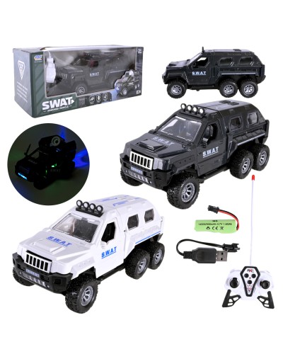 Машина 24 см р/к на акумуляторі зі світлом та звуком, в асортименті, у коробці 33х12х13 см