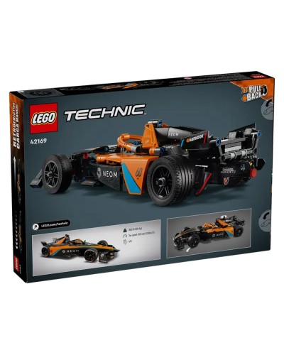 Конструктор «Автомобіль для гонок NEOM McLaren Formula E» на 452 деталі, у коробці 26х6х38 см, ТМ Lego