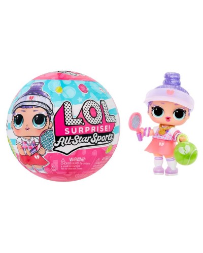 Ігровий набір з лялькою L.O.L. SURPRISE! серія «All Star Sports. Зірки спорту» 8 см з сксесуарами, в асортименті, у дисплеї
