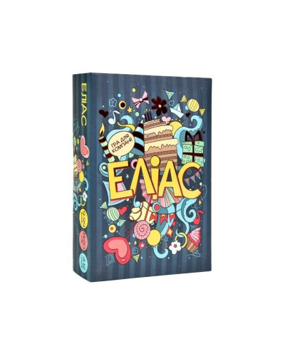 Гра настільна «Еліас» на 110 карток з кубиком та пісочним годинком, у коробці 17,5х13х4 см, ТМ Strateg