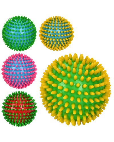 М'яч масажний 9 см з ПВХ, в асортименті