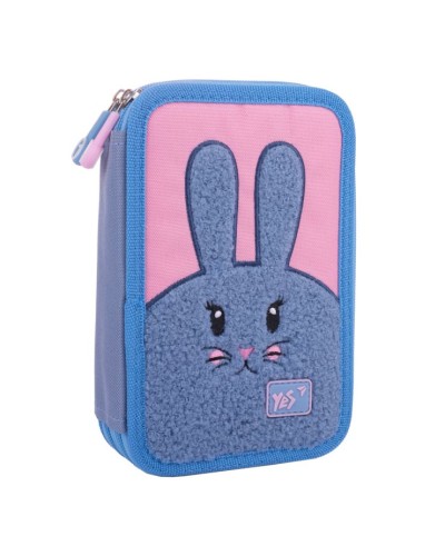Пенал «Lovely Bunny» 13х21х4 см твердий подвійний, HP-01, ТМ YES