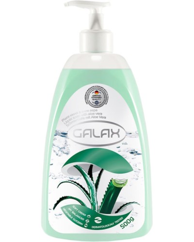 Мило рідке «Алое вера» з дозатором 500 г, ТМ GALAX