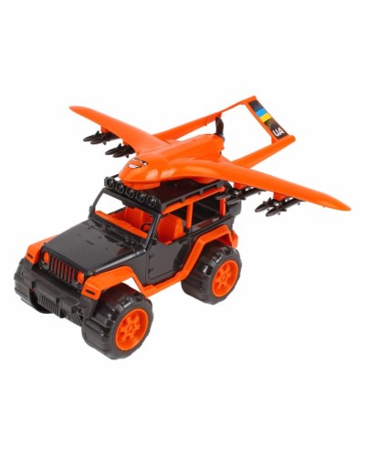 Набір транспорту з 2 предметів: позашляховика 28х16х15 см та літака 42,2х24 см, ТМ Технок