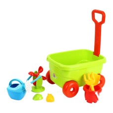 Набір для гри з піском з 7 елементів у візку 28х38х22 см з максимальним наавнтаженням до 70 кг, ТМ Технок