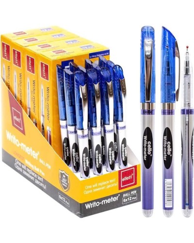 Ручка «Writo-meter» масляна синя 10 км, ТМ EIIot